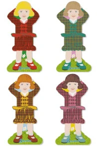 Cartes à Fil Petites Filles Famille 2 Complète