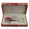 Ciseaux Broderie Nacre Croix Nécessaire Jouy Rouge -Maison Sajou Soldes ciseaux broderie nacre croix necessaire jouy rouge