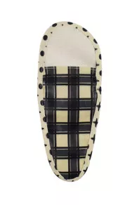 Etui Porte-ciseaux Toile Cirée Carreaux Noirs - M 4 Etui Porte-ciseaux Toile Cirée Carreaux Noirs - M – Image 2