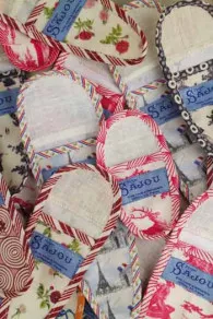 Etui Porte-ciseaux Toile Cirée Carreaux Noirs - M 7 Etui Porte-ciseaux Toile Cirée Carreaux Noirs - M – Image 5