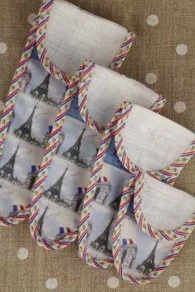 Etui Porte-ciseaux Toile Cirée Paris - S 6 Etui Porte-ciseaux Toile Cirée Paris - S – Image 4