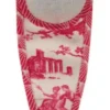 Etui Porte-ciseaux Toile De Jouy Rose - XL