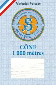 Fil Broderie Retors Du Nord Cône 2004 - Mi-blanc