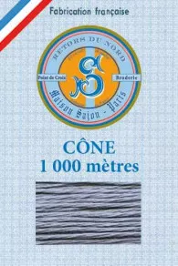 Fil Broderie Retors Du Nord Cône 2009 - Brume