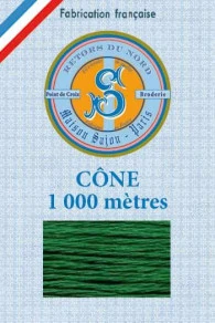 Fil Broderie Retors Du Nord Cône 2014 - Jardin