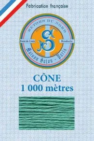Fil Broderie Retors Du Nord Cône 2021 - Céladon