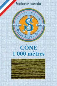 Fil Broderie Retors Du Nord Cône 2023 - Buis