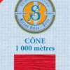 Fil Broderie Retors Du Nord Cône 2030 - Rouge -Maison Sajou Soldes fil broderie retors du nord cone 2030 rouge