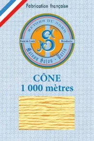 Fil Broderie Retors Du Nord Cône 2040 - Aurore