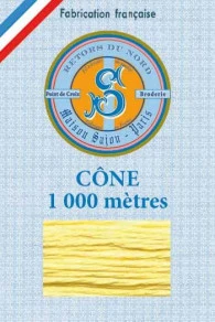 Fil Broderie Retors Du Nord Cône 2042 - Soufre