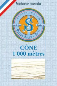 Fil Broderie Retors Du Nord Cône 2196 - Ivoire