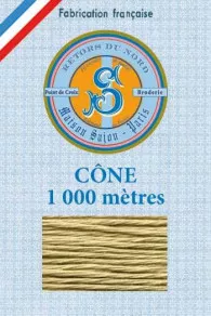 Fil Broderie Retors Du Nord Cône 2242 - Mastic