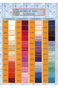 Fil Broderie Retors Du Nord Cône 2340 - Chocolat 5 Fil Broderie Retors Du Nord Cône 2340 - Chocolat – Image 3