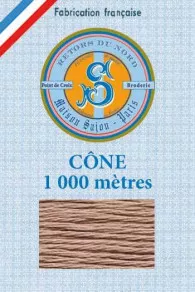 Fil Broderie Retors Du Nord Cône 2444 - Grège