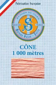 Fil Broderie Retors Du Nord Cône 2479 - Fard