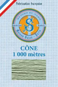 Fil Broderie Retors Du Nord Cône 2717 - Jade