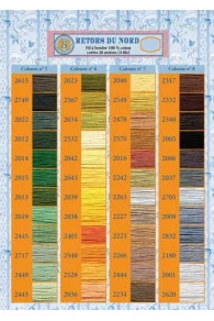 Fil Broderie Retors Du Nord Cône 2857 - Amiral 6 Fil Broderie Retors Du Nord Cône 2857 - Amiral – Image 4