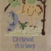 Fils Broderie Point De Croix Le Cheval Et Le Loup -Maison Sajou Soldes fils broderie point de croix le cheval et le loup