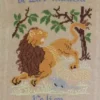 Fils Broderie Point De Croix Le Lion Et Le Rat -Maison Sajou Soldes fils broderie point de croix le lion et le rat