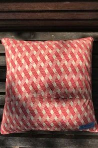 Housse Coussin 40 X 40cm Damas Rouge 1 4 Housse Coussin 40 X 40cm Damas Rouge 1 – Image 2