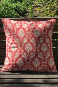 Housse Coussin 40 X 40cm Damas Rouge 1 3 Housse Coussin 40 X 40cm Damas Rouge 1