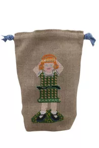 Kit De Point De Croix Petite Fille Sajou Marie