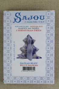 Kit Sapin De Noël Damas Bleu