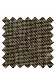 Lin à Broder 12 Fils Au Cm 50 X 70 Cm Taupe