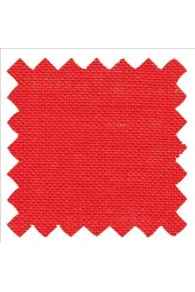 Lin à Broder 12 Fils Au Cm 50 X 70 Cm Vermillon