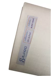 Lin à Broder 12 Fils Au Cm Au Mètre Blanc Cassé