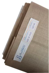 Lin à Broder 12 Fils Au Cm Au Mètre Sépia