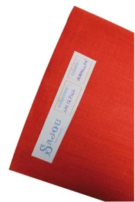 Lin à Broder 12 Fils Au Cm Au Mètre Vermillon