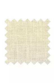 Maison Sajou Soldes 6 Lin à Broder 16 Fils Au Cm 50 X 70 Cm Crème