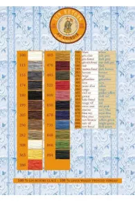 Lin Glacé N°40 12 Bobines Tons Foncés 6 Lin Glacé N°40 12 Bobines Tons Foncés – Image 4