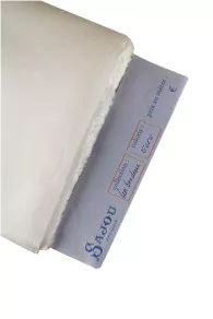 Mètre Lin Broderie Traditionnelle - Écru