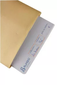 Mètre Lin Broderie Traditionnelle - Thé