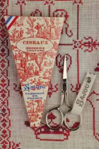 Paire De Ciseaux Broderie Arcy Nickelée