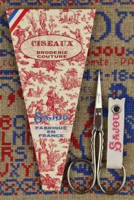 Paire De Ciseaux Broderie Festons Nickelée