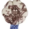 Pique-épingles En Tissu Toile De Jouy Marron 1 Pique-épingles En Tissu Toile De Jouy Marron -Maison Sajou Soldes pique epingles en tissu toile de jouy marron