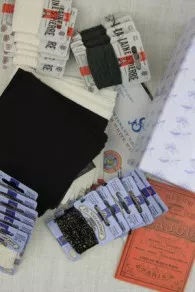 Plaid à Broder Wissant Laine Saint-Pierre/Tonkin