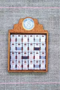 Présentoir Bois Miniature Rubans Coton N°1