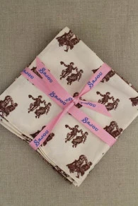 Quatre Serviettes Abreuvoir Marron 1 Et 2 7 Quatre Serviettes Abreuvoir Marron 1 Et 2 – Image 5