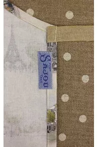 Tablier De Cuisine Tissu Belle Ville De Paris 6 Tablier De Cuisine Tissu Belle Ville De Paris – Image 4