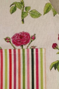 Tablier De Cuisine Tissu Roses De Joséphine 6 Tablier De Cuisine Tissu Roses De Joséphine – Image 4