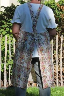 Tablier Japonais Tissu Marie Antoinette Château -Maison Sajou Soldes tablier japonais tissu marie antoinette chateau 2