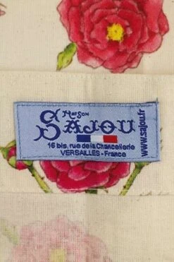 Tablier Japonais Tissu Roses Joséphine -Maison Sajou Soldes tablier japonais tissu roses josephine 4