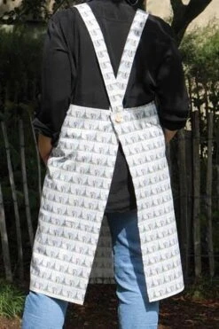 Tablier Japonais Tissu Tours Eiffel 9 Tablier Japonais Tissu Tours Eiffel -Maison Sajou Soldes tablier japonais tissu tours eiffel 2