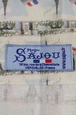 Tablier Japonais Tissu Tours Eiffel 11 Tablier Japonais Tissu Tours Eiffel -Maison Sajou Soldes tablier japonais tissu tours eiffel 4