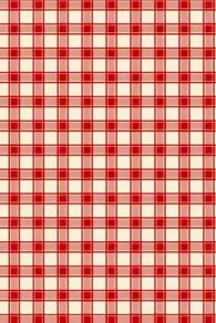 Tissu Coton Au Mètre Damas Carreaux Rouges