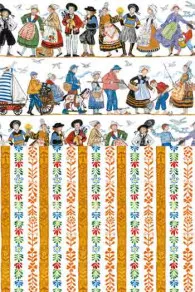 Tissu Coton Au Mètre Farandole Bretonne 5 Tissu Coton Au Mètre Farandole Bretonne – Image 3